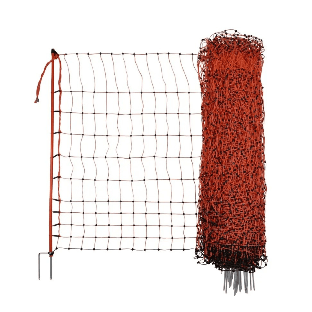 Filet E volaille 50m orange, 106cm, double pointe
