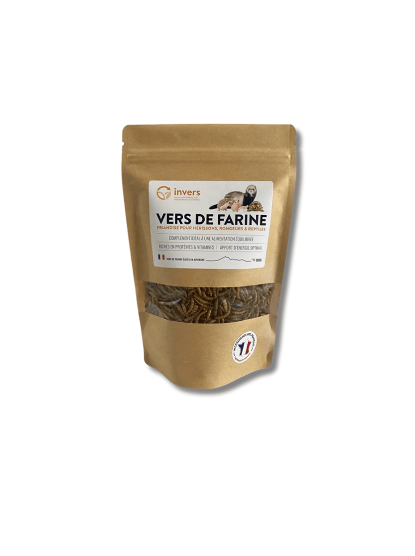 Vers de farine déshydratés pour NAC 100g